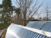 Solaranlagen für Warmwasser Agua caliente casas Termosifon