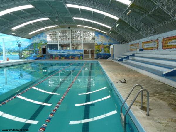 Bombeo de agua de piscinas para circulacion de agua caliente solar y filtracion